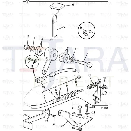 JCB Part No.# 814/00301, RETURN SPRING - JCB Spare Parts