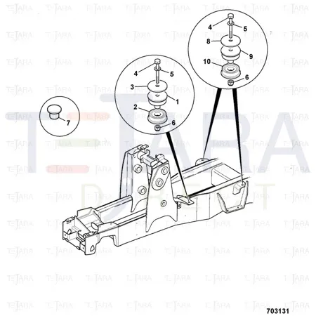JCB Part No.# 332/D4249, (W) (P) COMPRESSION PLATE 17x50x5 (P512 - JCB Spare Parts