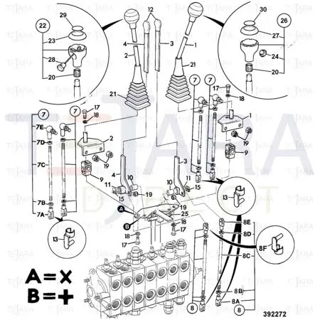JCB Part No.# 123/04714, GAITER - JCB Spare Parts