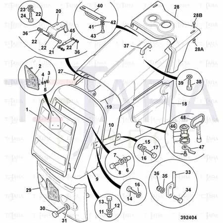 JCB Part No.# 826/01591, 'SCREW M6x20 SPECIAL' - JCB Spare Parts