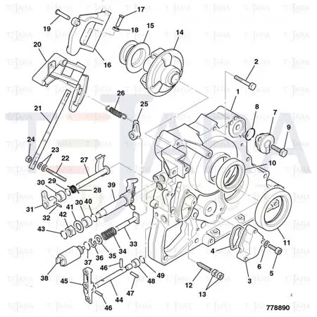 JCB Part No.# 02/930192, Seal lip - JCB Spare Parts