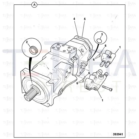 JCB Part No.# 20/950908, VALVE PILOT, DFR 1 - JCB Spare Parts