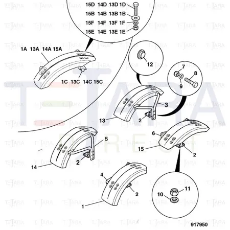 JCB Part No.# 331/47646, BRACKET - FENDER - JCB Spare Parts