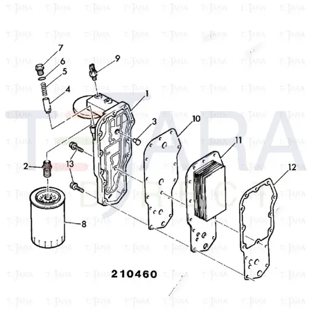 JCB Part No.# 02/910136, GASKET - JCB Spare Parts