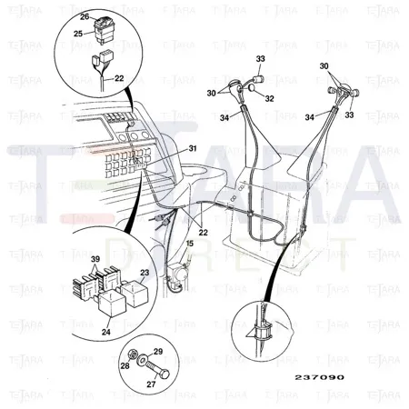 JCB Part No.# 25/982102, COIL - JCB Spare Parts