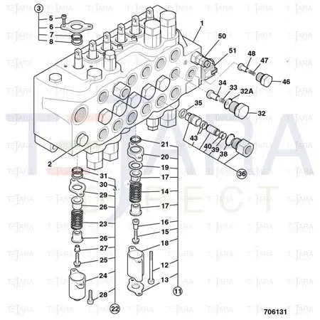 JCB Part No.# 25/222661, WIPER - JCB Spare Parts