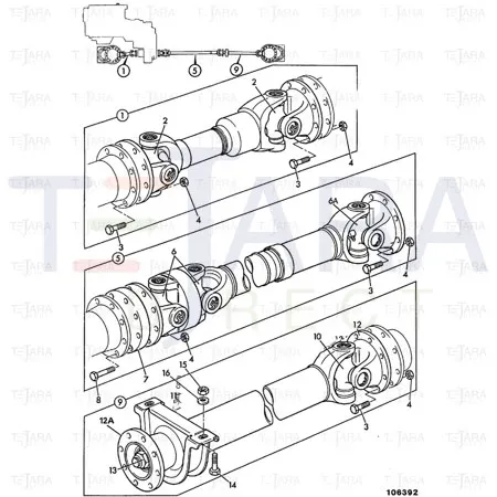 JCB Part No.# 914/36804, BEARING - JCB Spare Parts