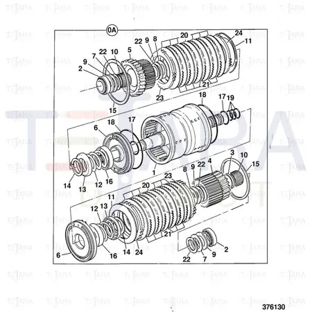 JCB Part No.# 823/10265, WASHER-THRUST - JCB Spare Parts
