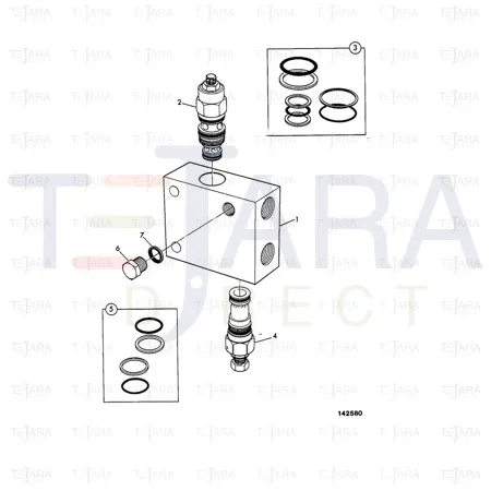 JCB Part No.# 25/914403, SEAL KIT - JCB Spare Parts