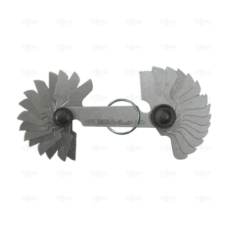 THREAD PITCH GAUGE 24 BLADES, 0.25 - 6.00 MM ANTIDROP ACO - EGA Master