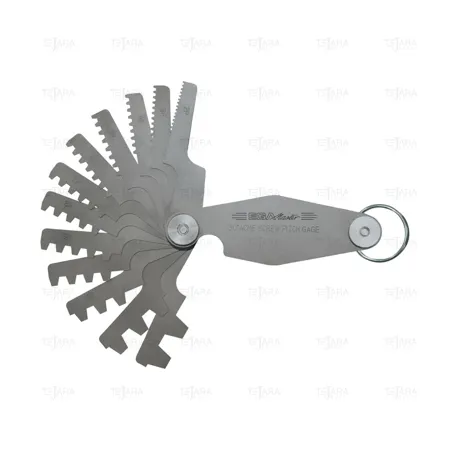 THREAD PITCH GAUGE 12 BLADES 2-20 MM ANTIDROP ACO - EGA Master