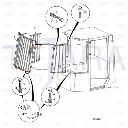 JCB Part No.# 265/01843, BEARING OILITE - JCB Spare Parts