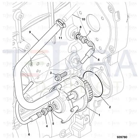 JCB Part No.# 160/15137, Pump Vacuum - JCB Spare Parts