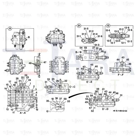 JCB Part No.# LBC0093, RING BACK UP - JCB Spare Parts