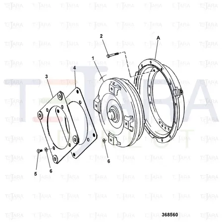 JCB Part No.# 04/600806, TORQUE CONVERTER - JCB Spare Parts
