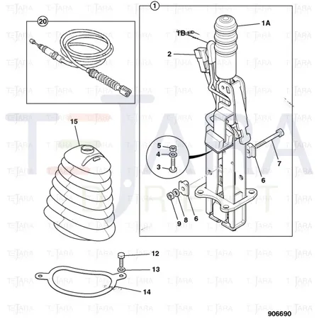 JCB Part No.# 15/920189, BLOCK SLIDE - JCB Spare Parts
