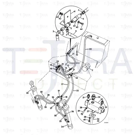 JCB Part No.# 816/50002, JUNCTION PIPE ASSY - JCB Spare Parts