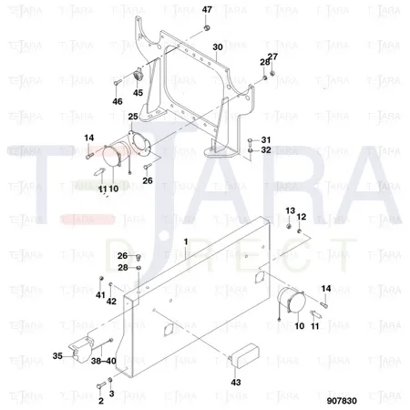 JCB Part No.# 8424/01122, Light Working Deut - JCB Spare Parts