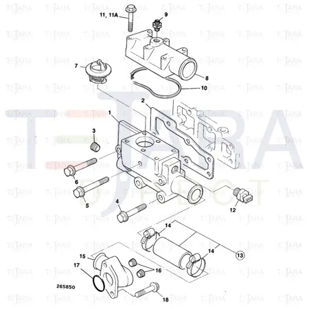 JCB Part No.# 716/19200, TEMP SENDER - JCB Spare Parts