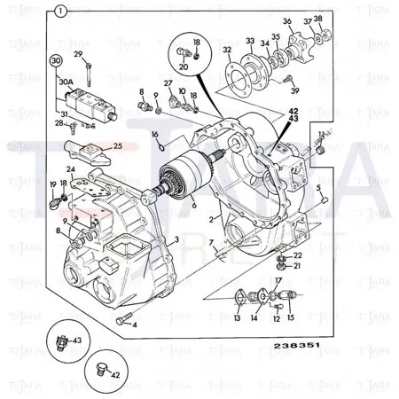 JCB Part No.# 826/01417,  SETSCREW - JCB Spare Parts