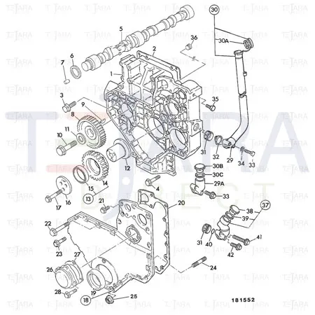 JCB Part No.# 02/291033, BOLT - JCB Spare Parts