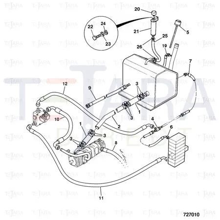 JCB Part No.# 32/925522, BOTTLE BREATHER - JCB Spare Parts