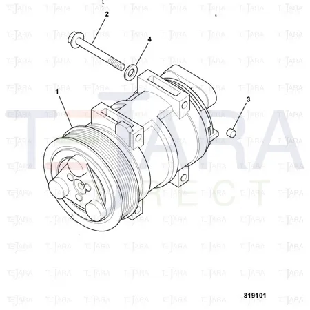 JCB Part No.# 1315/3220D, BOLT M6x100 - JCB Spare Parts