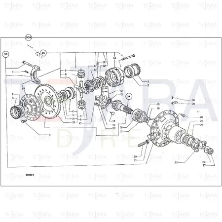JCB Part No.# 10/906433, SPACER - JCB Spare Parts