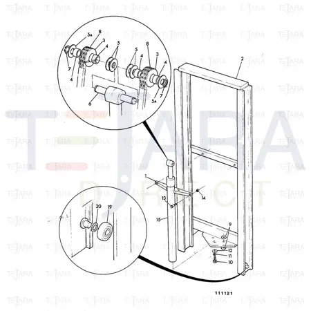 JCB Part No.# 811/70009, PIN PIVOT - JCB Spare Parts