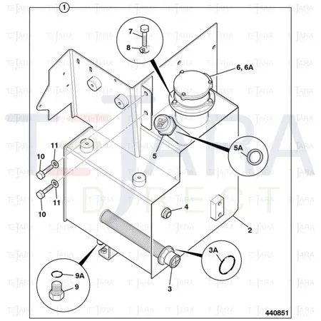 JCB Part No.# 1412/0005D, (W) WASHER - JCB Spare Parts