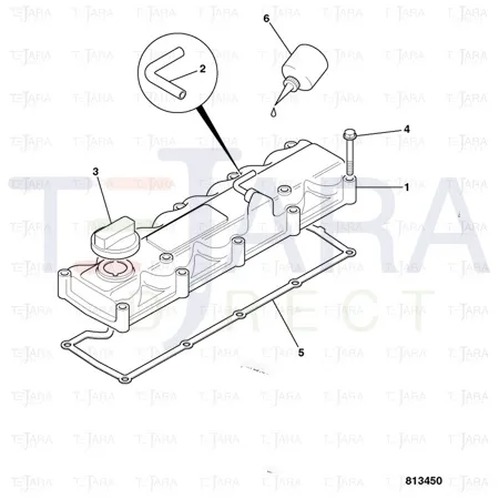 JCB Part No.# 02/940073, Gasket - JCB Spare Parts