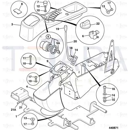 JCB Part No.# 835/10071, Cap Blanking - JCB Spare Parts