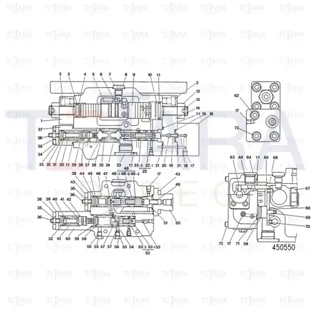 JCB Part No.# LBQ9222, O RING - JCB Spare Parts