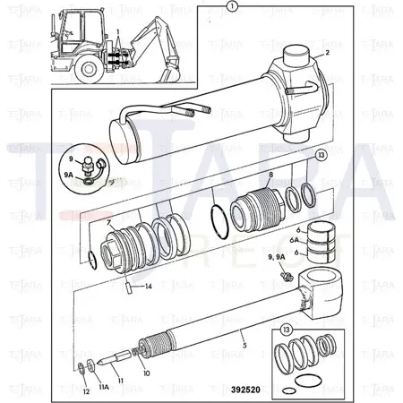 JCB Part No.# 595/10027, P/HEAD 595/10016P - JCB Spare Parts