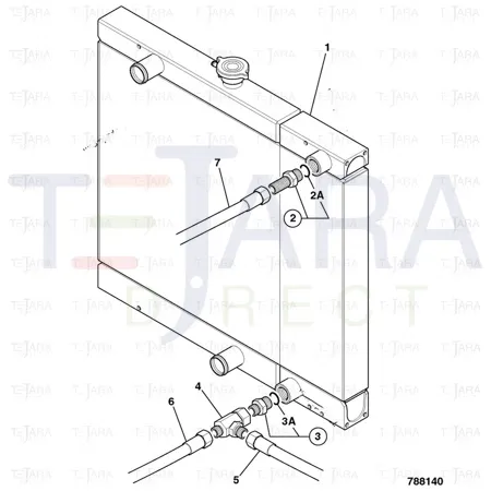 JCB Part No.# 30/926525, COOLING PACK - COMBI ROBO - JCB Spare Parts