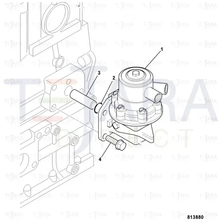 JCB Part No.# 17/928400, Pump fuel lift - JCB Spare Parts
