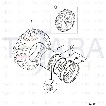 JCB Part No.# 332/D9616, O Ring (OR225) - JCB Spare Parts
