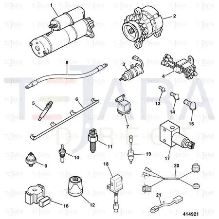 JCB Part No.# 928/60027, VALVE SOLENOID PRO - JCB Spare Parts