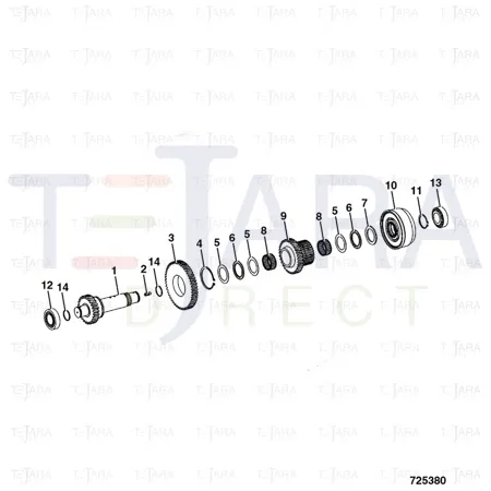 JCB Part No.# 04/600855, Coupling - JCB Spare Parts