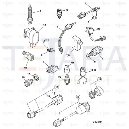 JCB Part No.# 701/60078, SWITCH - JCB Spare Parts