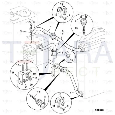 JCB Part No.# KRJ3818, SHAFT - JCB Spare Parts