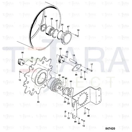 JCB Part No.# 2772/36770, O-RING - JCB Spare Parts
