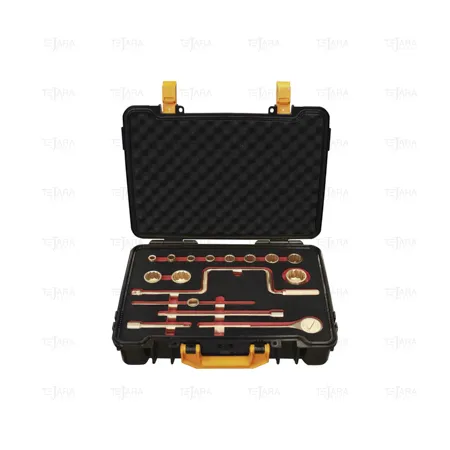 SET O 16 SOCKET WRENCHES 1/2" ( 3/8" - 1.1/4" 12 EDGES) NON SPARKING Al-Bron - EGA Master