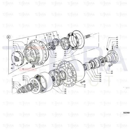 JCB Part No.# 904/20263, Seal - JCB Spare Parts