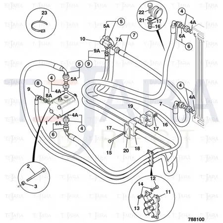 JCB Part No.# 20/925679, Motor Fan,Cooling - JCB Spare Parts