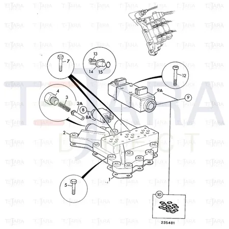 JCB Part No.# 704/30500, SS.P.N716/D2729 SENSOR GEAR TOOTH ASSEMB - JCB Spare Parts