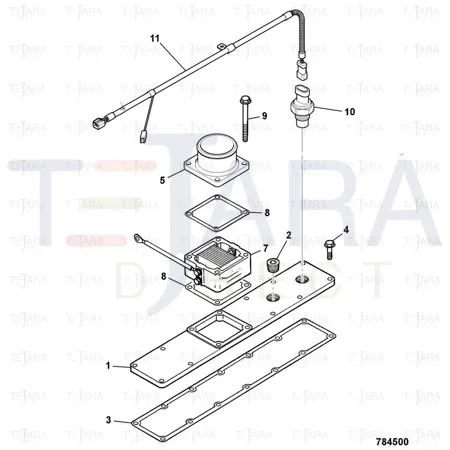 JCB Part No.# 02/911376, SCREW - JCB Spare Parts