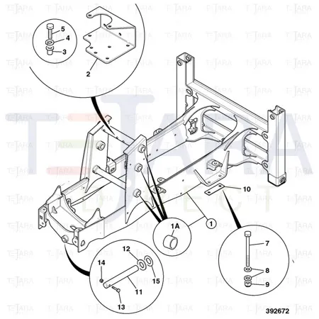 JCB Part No.# 123/06223, ADHESIVE WASHER - JCB Spare Parts