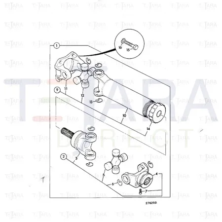 JCB Part No.# 914/10803, SPIDER KIT - JCB Spare Parts