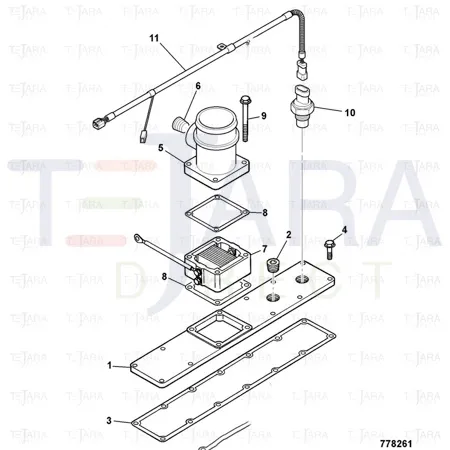 JCB Part No.# 02/910066, PLUG - JCB Spare Parts